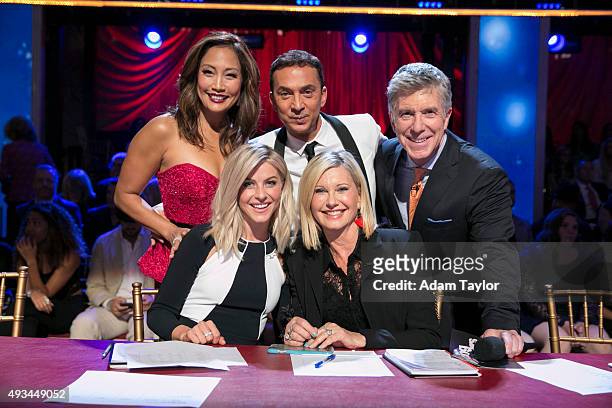 Episode 2106" - The remaining nine celebrities returned to their original professional dance partners to tackle "Famous Dances Night" on MONDAY,...