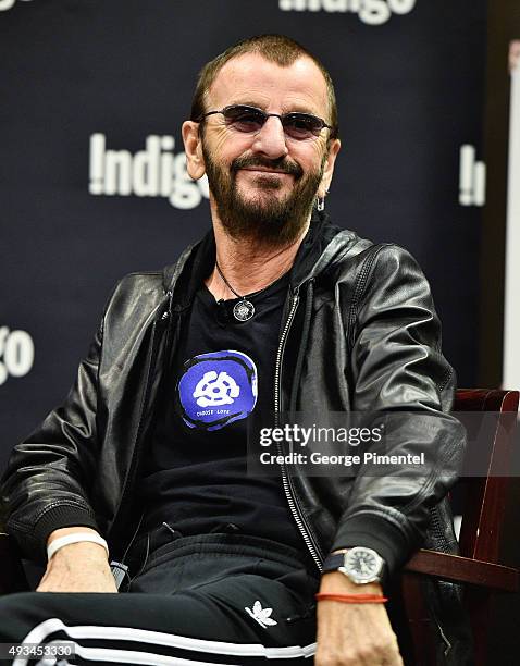 Ringo Starr launches his New Book "Photograph" at Indigo Manulife Centre on October 20, 2015 in Toronto, Canada.