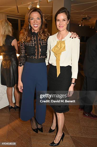 Heather Kerzner and Elizabeth Peyton Jones attend the opening dinner for 12 Hay Hill hosted by 12 Hay Hill CEO Simon Robinson, Heather Kerzner and...