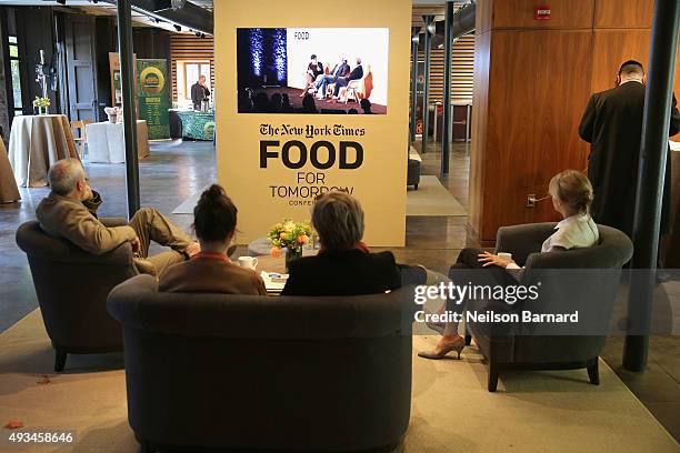 General view of atmosphere at The New York Times Food For Tomorrow Conference 2015 at Stone Barns Center for Food & Agriculture on October 20, 2015...