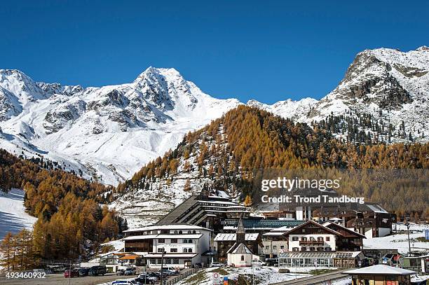 General overview of Maso Corto Val Senales on October 20, 2015 in Val Senales, Italy.