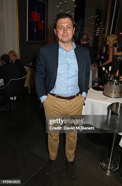 Chef Shaun Rankin attends the opening dinner for 12 Hay Hill hosted by 12 Hay Hill CEO Simon Robinson, Heather Kerzner and Jeanette Calliva on...