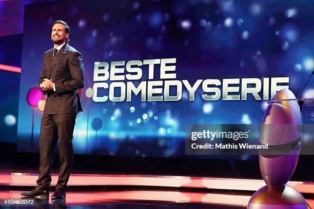 Tom Beck attends the 19th Annual German Comedy Awards at Coloneum on October 20, 2015 in Cologne, Germany.