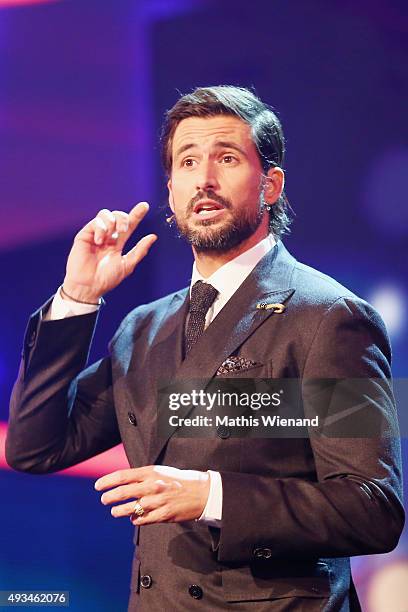 Tom Beck attends the 19th Annual German Comedy Awards at Coloneum on October 20, 2015 in Cologne, Germany.