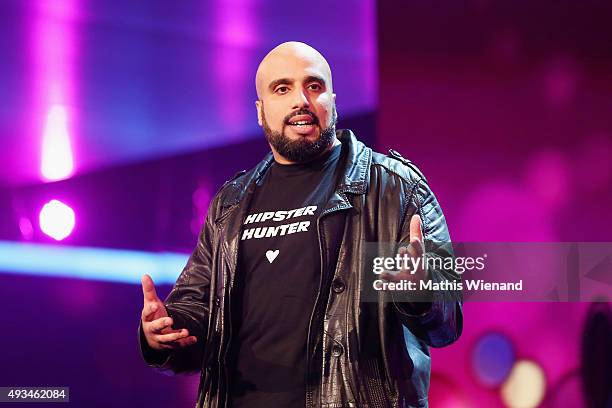 Abdelkarim attends the 19th Annual German Comedy Awards at Coloneum on October 20, 2015 in Cologne, Germany.