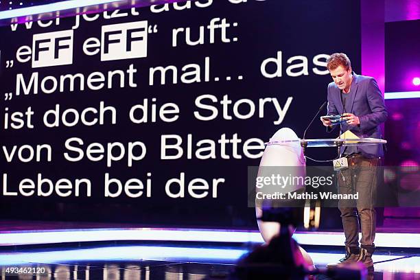 Luke Mockridge attends the 19th Annual German Comedy Awards at Coloneum on October 20, 2015 in Cologne, Germany.