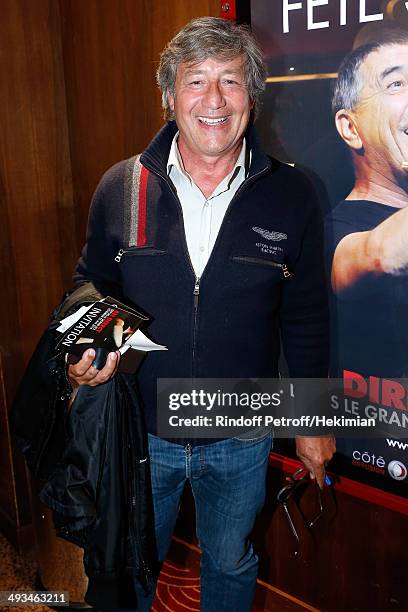 Patrick Sabatier attend the 'Bigard Fete Ses 60 Ans' One Man Show at Le Grand Rex on May 23, 2014 in Paris, France.