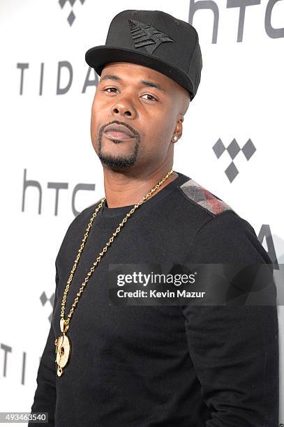 Rapper Memphis Bleek attends TIDAL X: 1020 Amplified by HTC at Barclays Center of Brooklyn on October 20, 2015 in New York City.