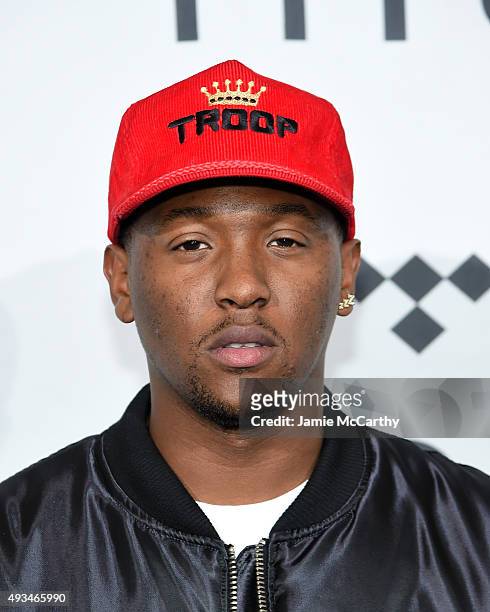 Rapper Hit-Boy attends TIDAL X: 1020 Amplified by HTC at Barclays Center of Brooklyn on October 20, 2015 in New York City.