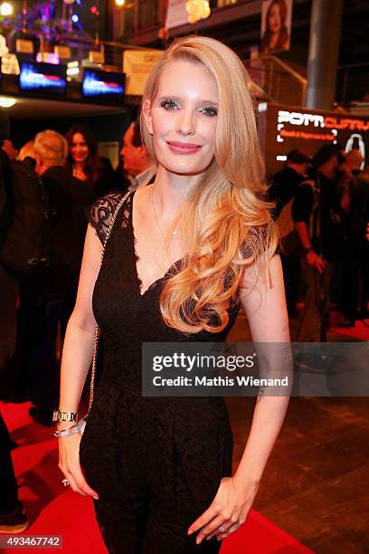 Mirja du Mont attends the 19th Annual German Comedy Awards at Coloneum on October 20, 2015 in Cologne, Germany.