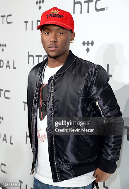 Rapper Hit-Boy attends TIDAL X: 1020 Amplified by HTC at Barclays Center of Brooklyn on October 20, 2015 in New York City.