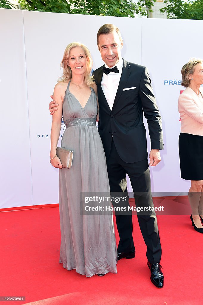 'Bayerischer Fernsehpreis 2014' - Arrivals & Winners Board