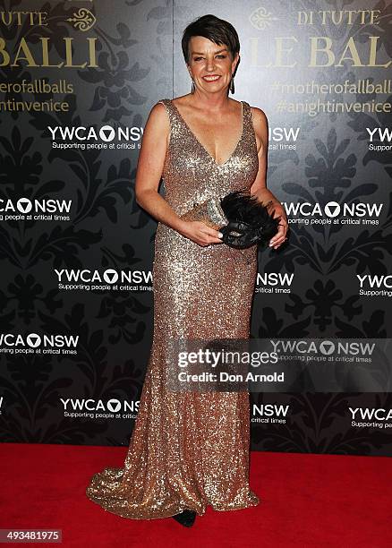 Anna Bligh arrives at the YMCA Mother of All Balls at Sydney Town Hall on May 24, 2014 in Sydney, Australia.