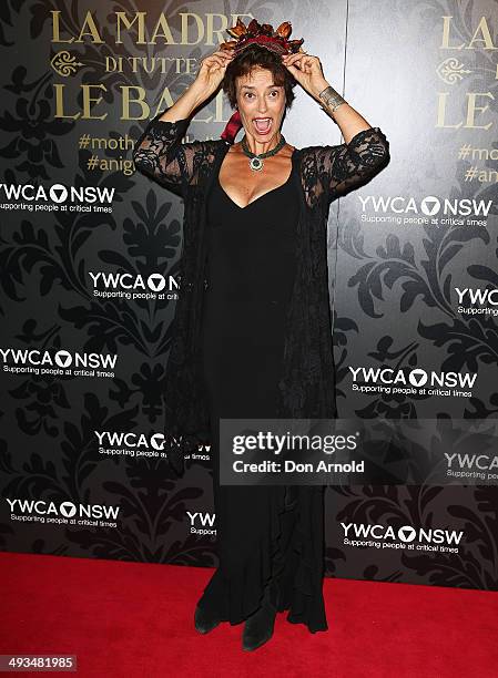 Rachel Ward arrives at the YMCA Mother of All Balls at Sydney Town Hall on May 24, 2014 in Sydney, Australia.