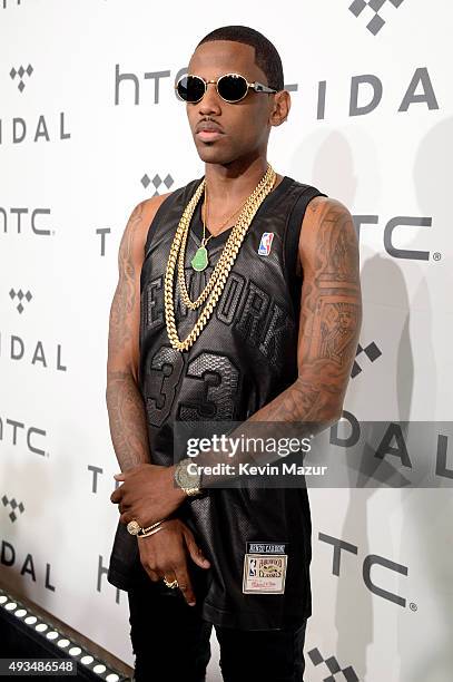 Fabolous attends TIDAL X: 1020 Amplified by HTC at Barclays Center of Brooklyn on October 20, 2015 in New York City.