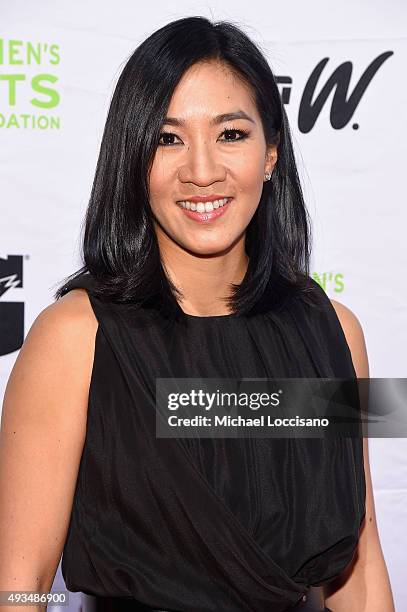 Figure Skater Michelle Kwan attends the 36th Annual Salute to Women In Sports at Cipriani Wall Street on October 20, 2015 in New York City.