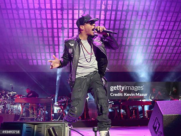 Rapper T.I. Performs onstage during TIDAL X: 1020 Amplified by HTC at Barclays Center of Brooklyn on October 20, 2015 in New York City.