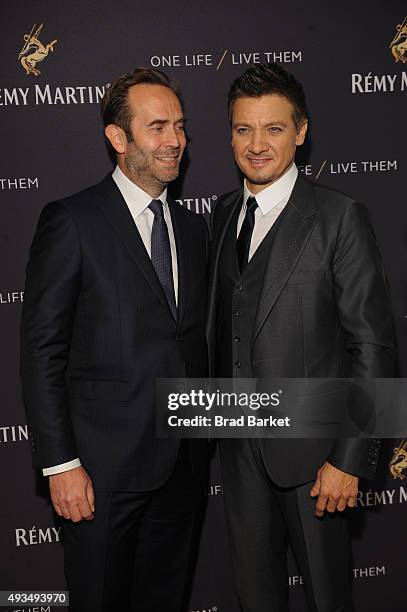 Global Marketing Director of Remy Cointreau Augustin Depardon and Two time Academy Award Nominee, two time Academy Award Nominee, Jeremy Renner...