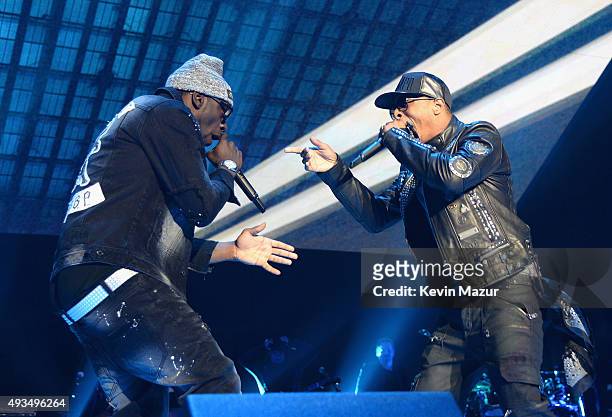 Rappers Young Dro and T.I. Perform onstage during TIDAL X: 1020 Amplified by HTC at Barclays Center of Brooklyn on October 20, 2015 in New York City.
