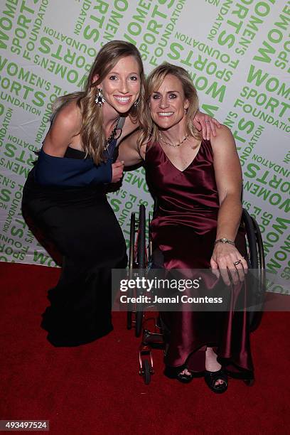 Erika Flowers and Muffy Davis attend the 36th Annual Salute to Women In Sports at Cipriani Wall Street on October 20, 2015 in New York City.