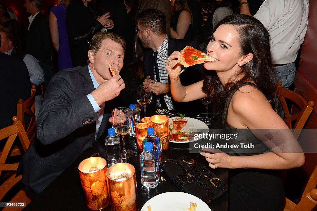 Bobby Flay and Katie Lee attend the New York premiere of "BURNT