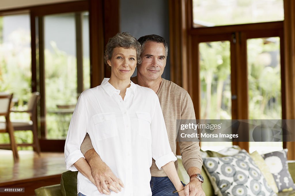 Portrait of mature couple