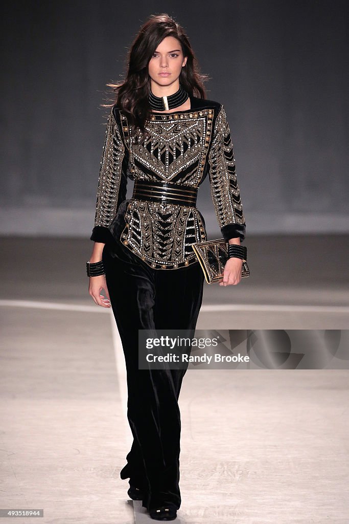 BALMAIN X H&M Collection Launch - Runway