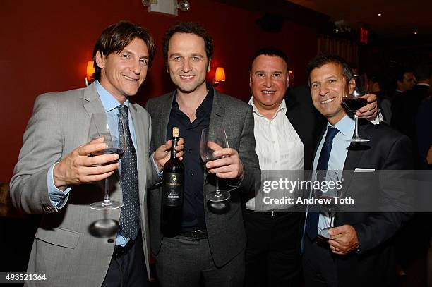 Vittorio Marzotto, Matthew Rhys, Angelo Martelli and Joseph LoSardo attend the New York premiere of "BURNT", presented by The Weinstein Company,...