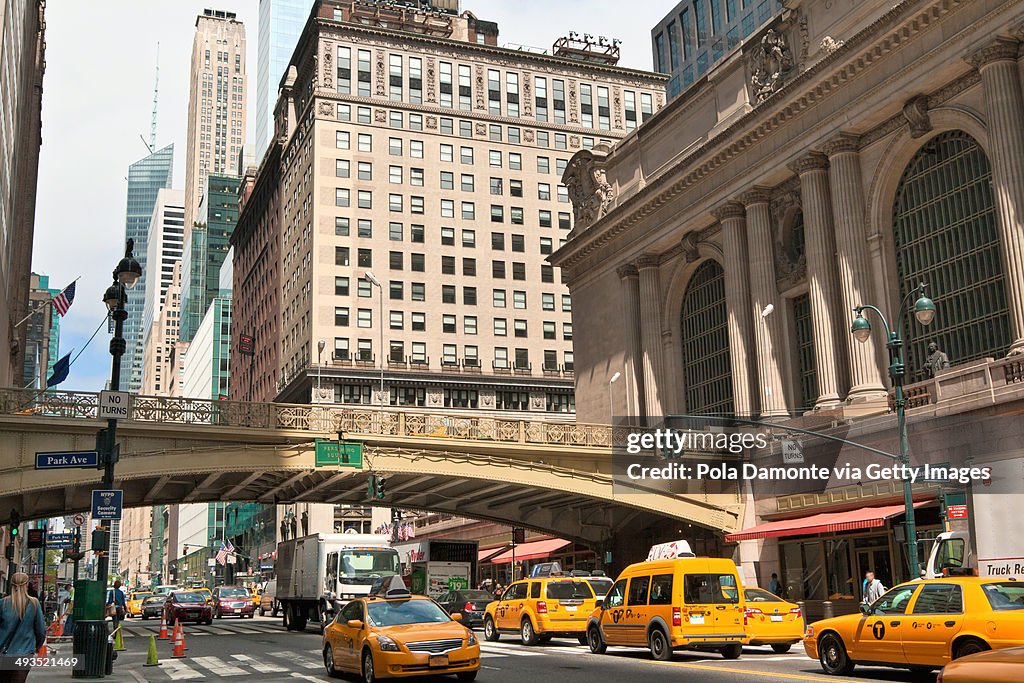 Facade of Grand Central Terminal in NYC