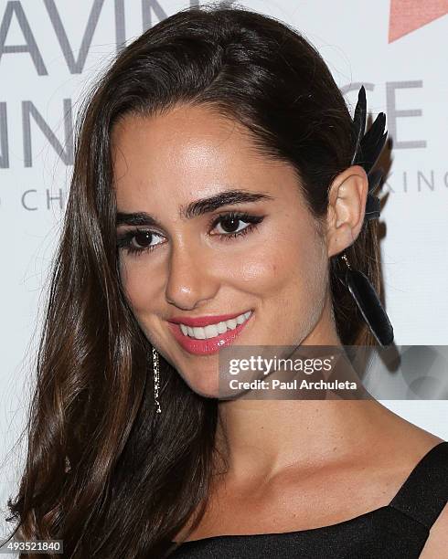 Actress Alicia Sanz attends the 4th Annual Saving Innocence Gala at SLS Hotel on October 17, 2015 in Beverly Hills, California.