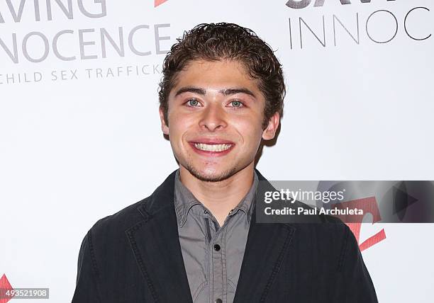 Actress Ryan Ochoa attends the 4th Annual Saving Innocence Gala at SLS Hotel on October 17, 2015 in Beverly Hills, California.