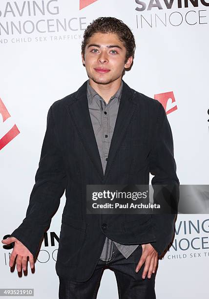 Actress Ryan Ochoa attends the 4th Annual Saving Innocence Gala at SLS Hotel on October 17, 2015 in Beverly Hills, California.