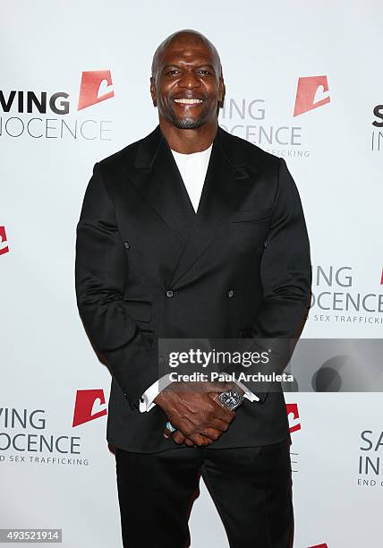 Actor Terry Crews attends the 4th Annual Saving Innocence Gala at SLS Hotel on October 17, 2015 in Beverly Hills, California.