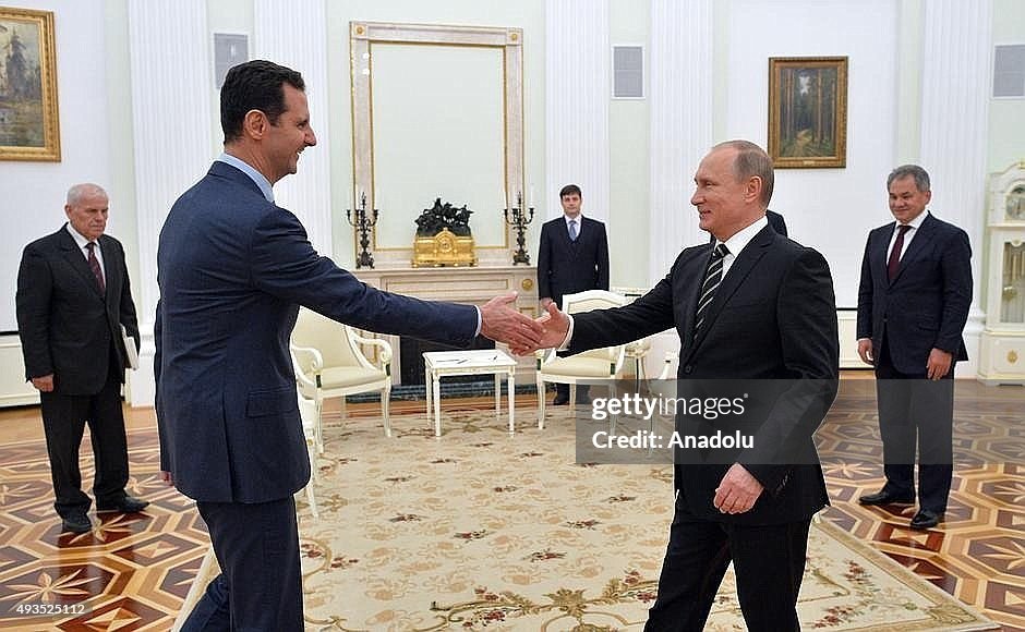 Syrian President Bashar al-Assad in Moscow