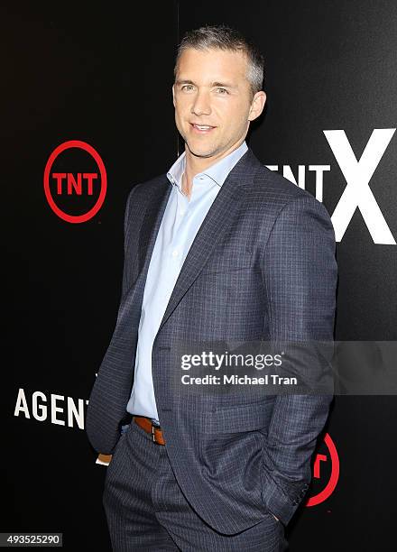 Jeff Hephner arrives at the premiere of TNT's "Agent X" held at The London West Hollywood on October 20, 2015 in West Hollywood, California.