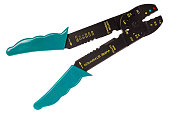 Wire stripping and cutting pliers