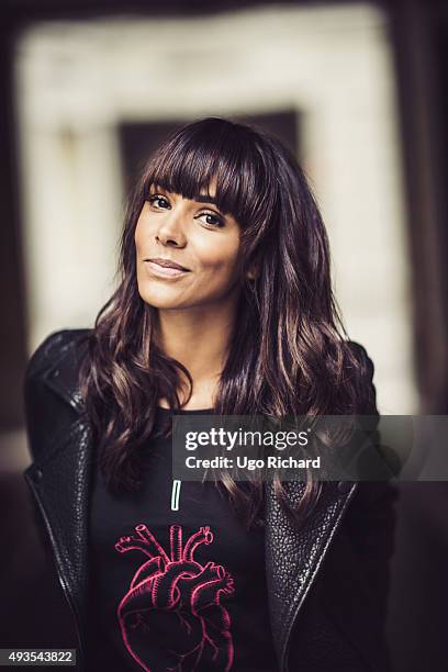 Singer Shy'm is photographed for Gala on September 24, 2015 in Paris, France.