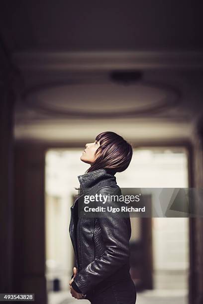 Singer Shy'm is photographed for Gala on September 24, 2015 in Paris, France.