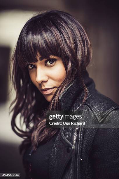 Singer Shy'm is photographed for Gala on September 24, 2015 in Paris, France.