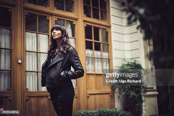 Singer Shy'm is photographed for Gala on September 24, 2015 in Paris, France.