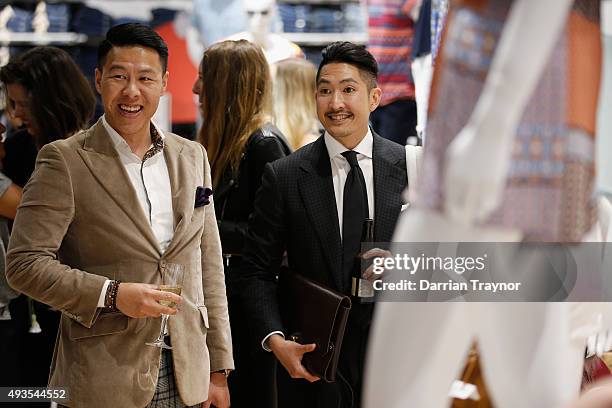 Guests enjoy the launch of the first Australian MRP store at Melbourne Central on October 21, 2015 in Melbourne, Australia.