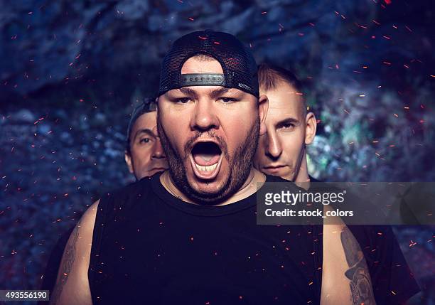 scream for rock - heavy metal stock pictures, royalty-free photos & images