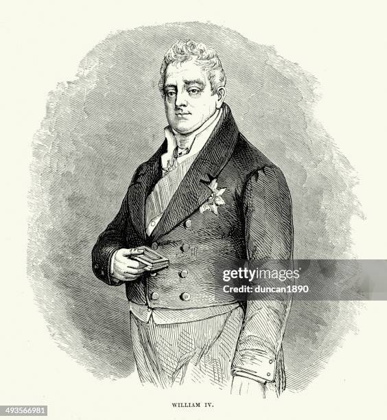king william iv - king william iv of the united kingdom stock illustrations