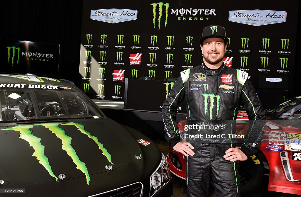 Kurt Busch Back with Stewart-Haas Racing with Backing from Monster Energy