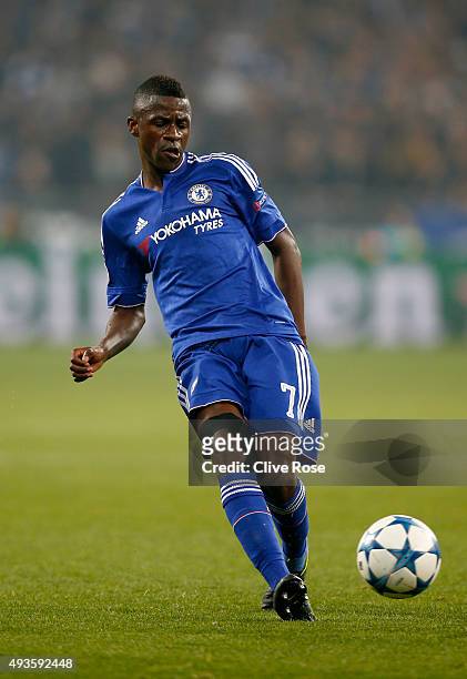 Ramires of Chelsea in action during the UEFA Champions League Group G match between FC Dynamo Kyiv and Chelsea at the Olympic Stadium on October 20,...