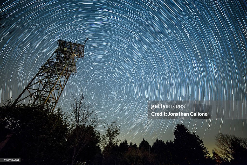 Waiting for meteors.