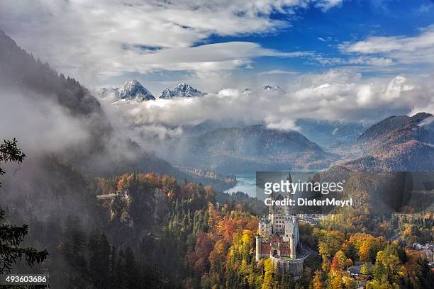 neuschwanstein castle, germany - neuschwanstein stock pictures, royalty-free photos & images