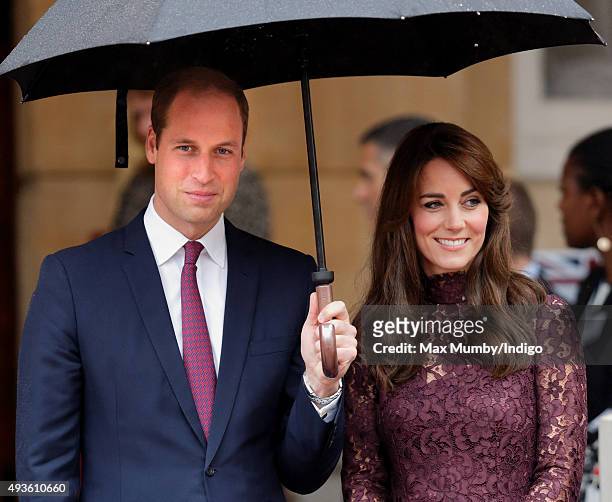 Prince William, Duke of Cambridge and Catherine, Duchess of Cambridge attend 'Creative Collaborations: UK & China' along with The President of the...