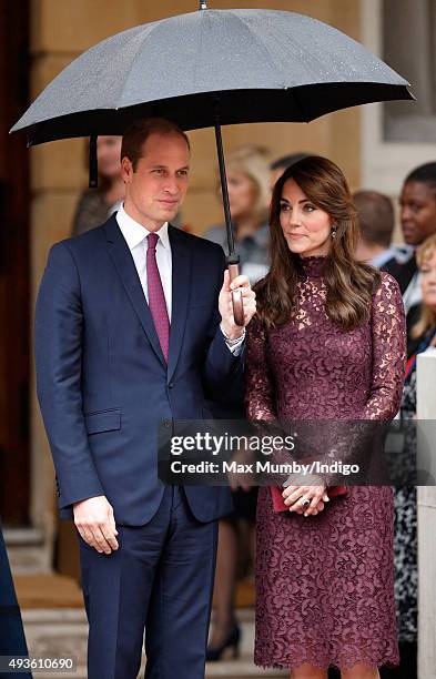 Prince William, Duke of Cambridge and Catherine, Duchess of Cambridge attend 'Creative Collaborations: UK & China' along with The President of the...