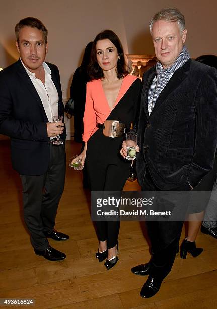 Lara Bohinc attends the Baccarat/1 Hotel Dinner at One Horse Guards on October 21, 2015 in London, England.